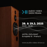 Audio Video Show Praha 2025, ...nájdete nás na 535 (pokoj)