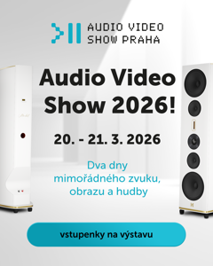 Audio Video Show Praha 2026... najdete nás na izbe 354