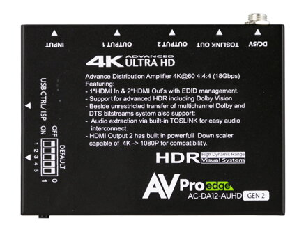 AC-DA12-AUHD-Gen2 18G