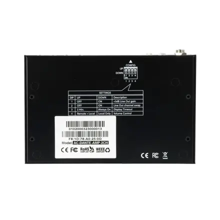  AC-DANTE-AMP-2CH 
